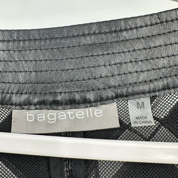 Bagatelle‎ Womens Moody Sheer Duster Jacket Size M Gothic Noir Mid Length - Picture 3 of 8